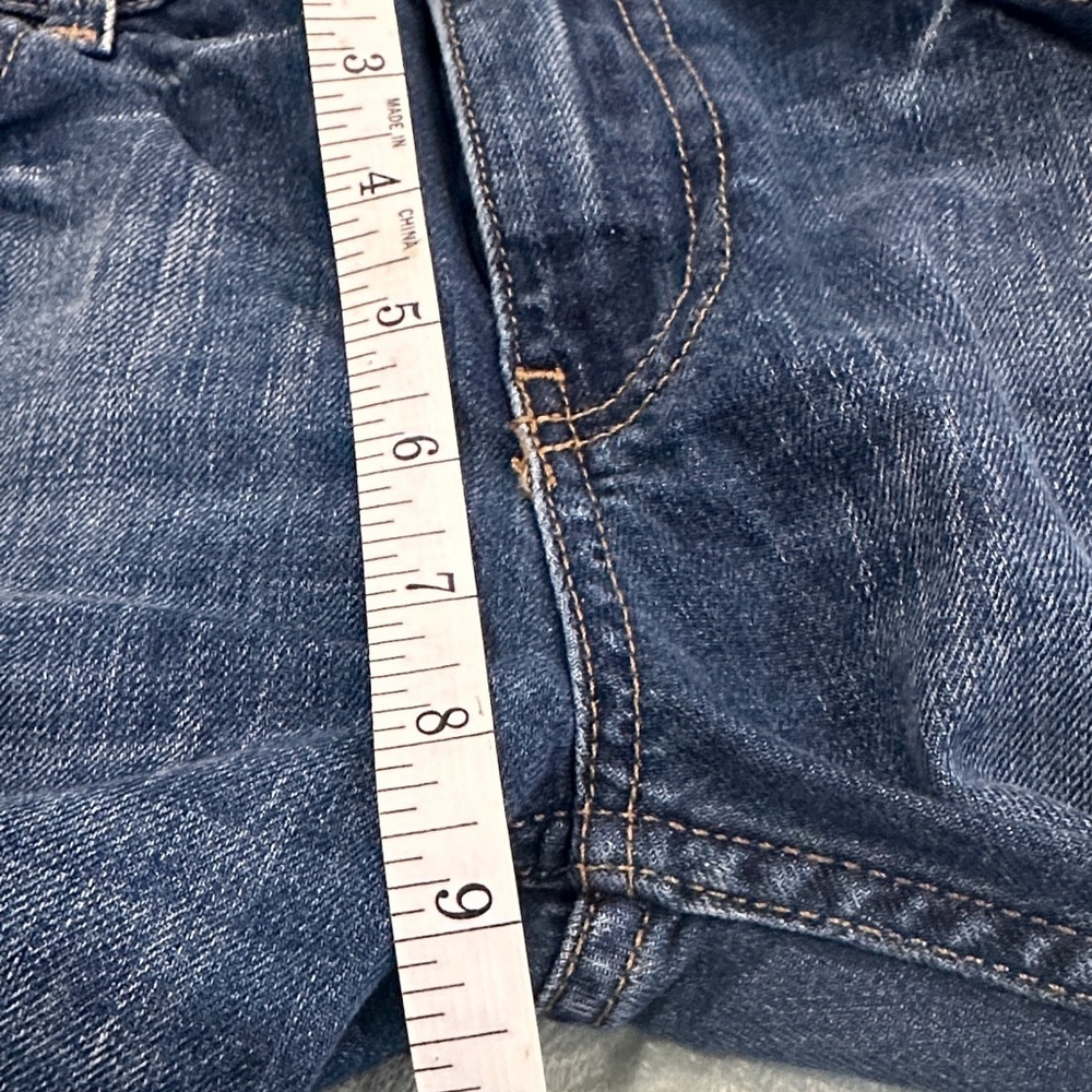 Classic Blue Distressed Women Jeans size 6 Zara Z1975 - Picture 13 of 15